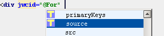 Complete component parameter