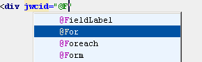 Complete component name