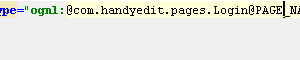 Constant in OGNL