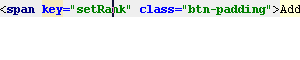 Key attribute value