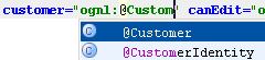 Class name smart completion